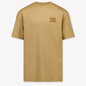 Dolce & Gabbana Kinder Jongens T-Shirt In Beige