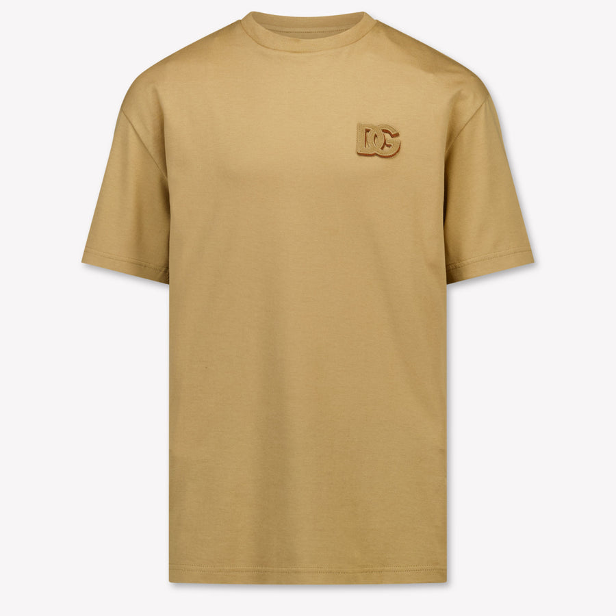 Dolce & Gabbana Kinder Jongens T-Shirt In Beige