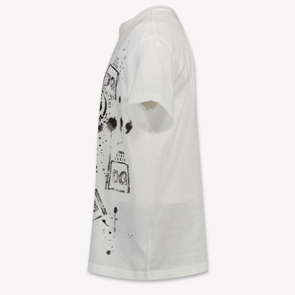 Dolce & Gabbana Kinder Jongens T-Shirt In Wit