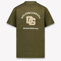Dolce & Gabbana Kinder Jongens T-Shirt In Bruin