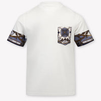 Dolce & Gabbana Kinder Jongens T-Shirt In Wit