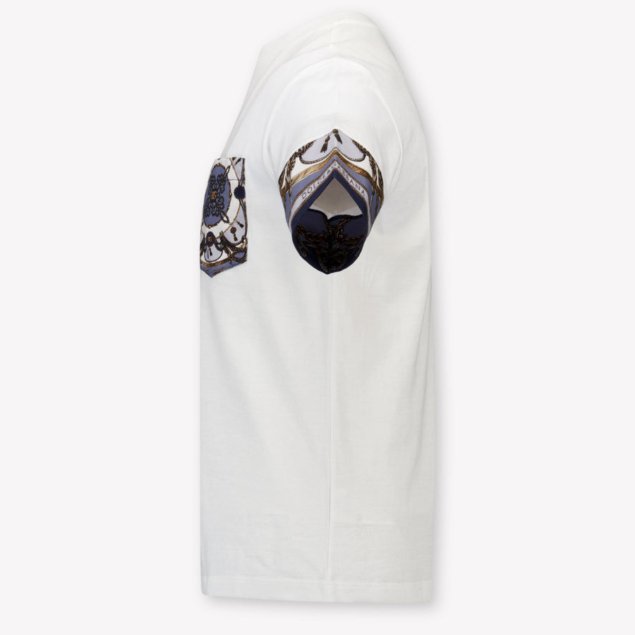 Dolce & Gabbana Kinder Jongens T-Shirt In Wit