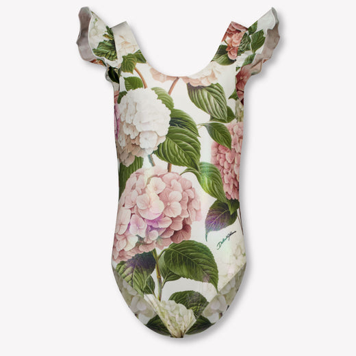 Dolce & Gabbana Kinder Meisjes Zwemkleding In Licht Roze