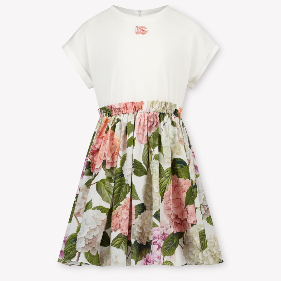 Dolce & Gabbana Kinder Meisjes Jurk In Licht Roze