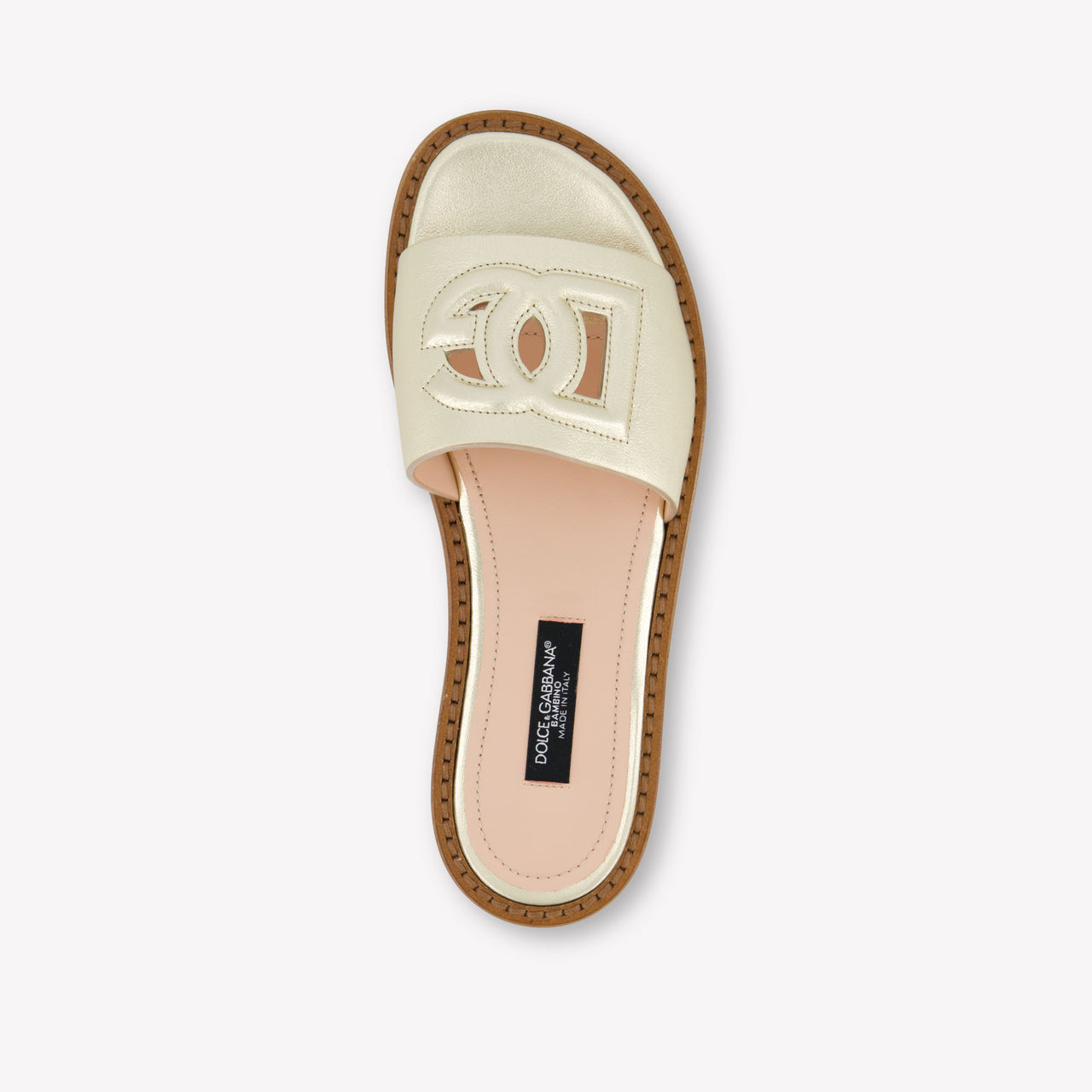 Dolce & Gabbana Meisjes Slippers In Goud