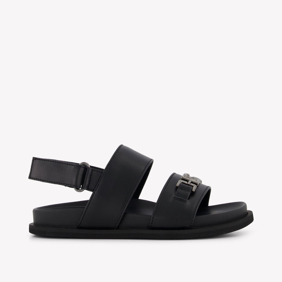 Dolce & Gabbana Kinder Unisex Sandalen In Zwart