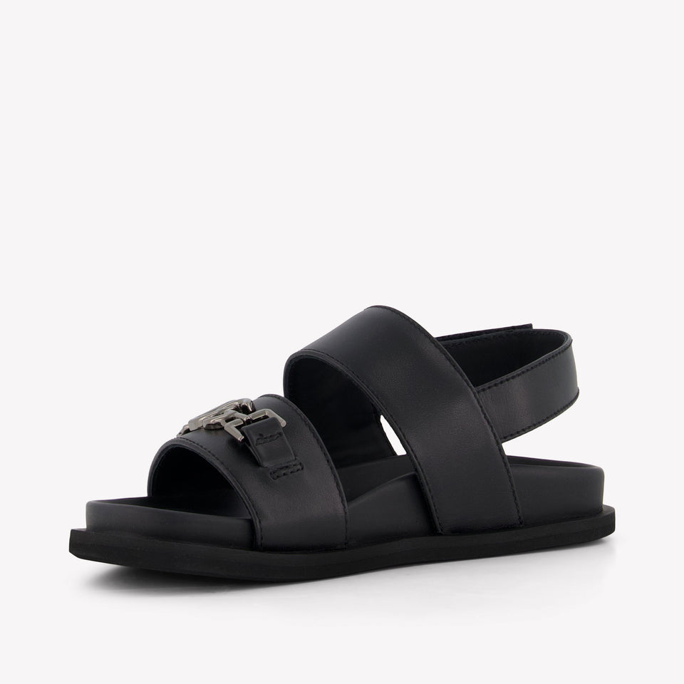 Dolce & Gabbana Unisex Sandalen In Zwart