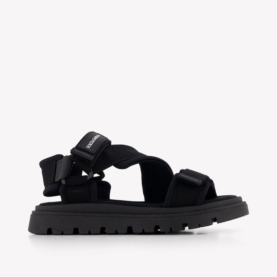Dolce & Gabbana Unisex Sandalen In Zwart