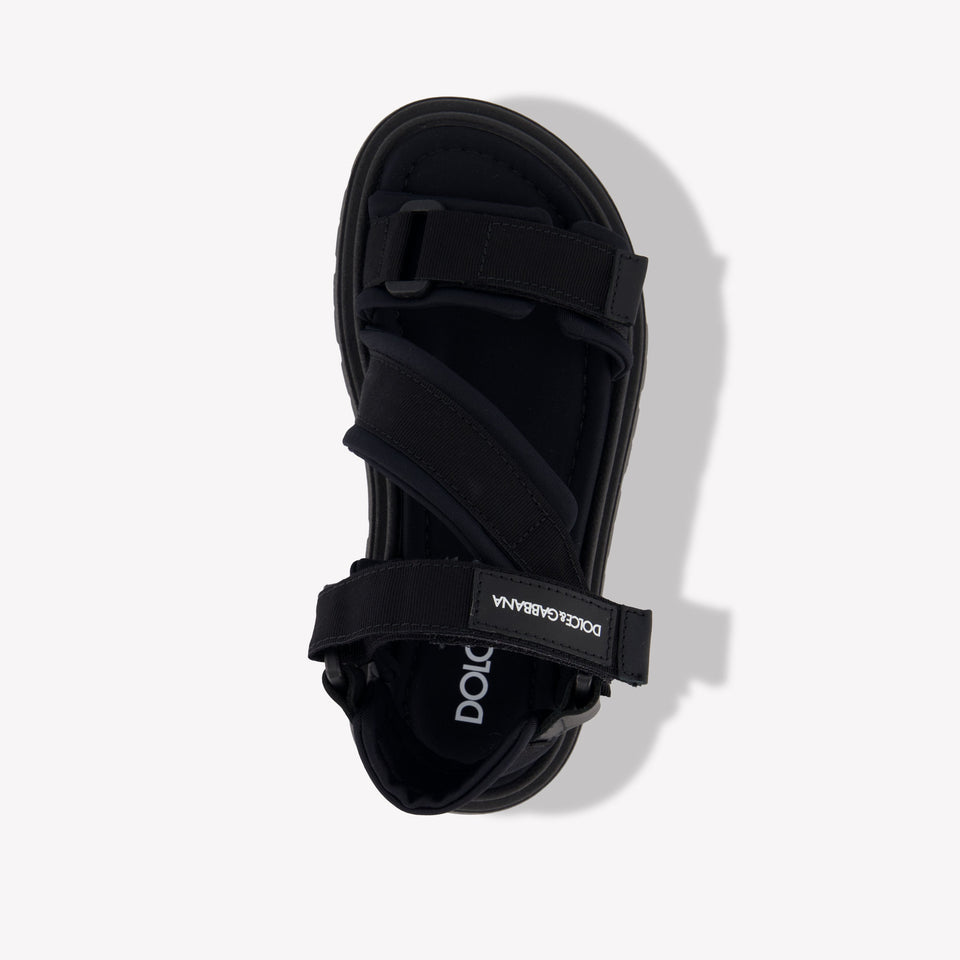 Dolce & Gabbana Unisex Sandalen In Zwart