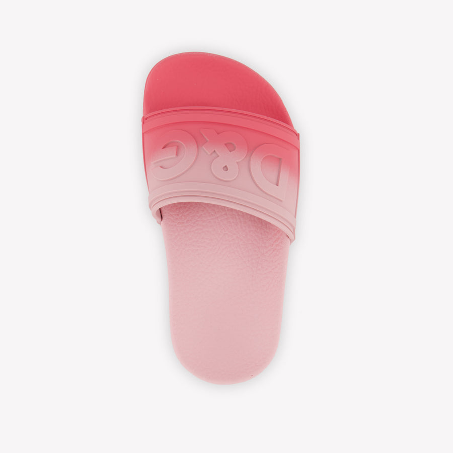Dolce & Gabbana Meisjes Slippers In Roze