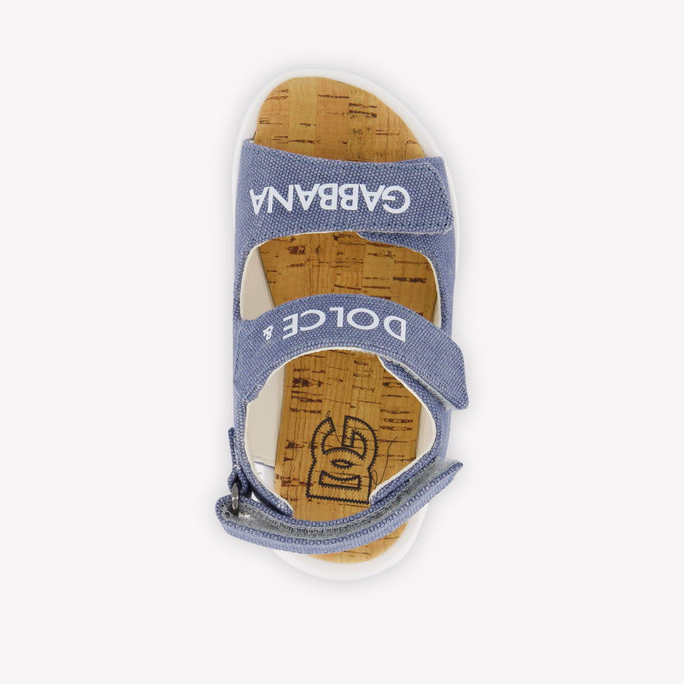 Dolce & Gabbana Jongens Sandalen In Blauw