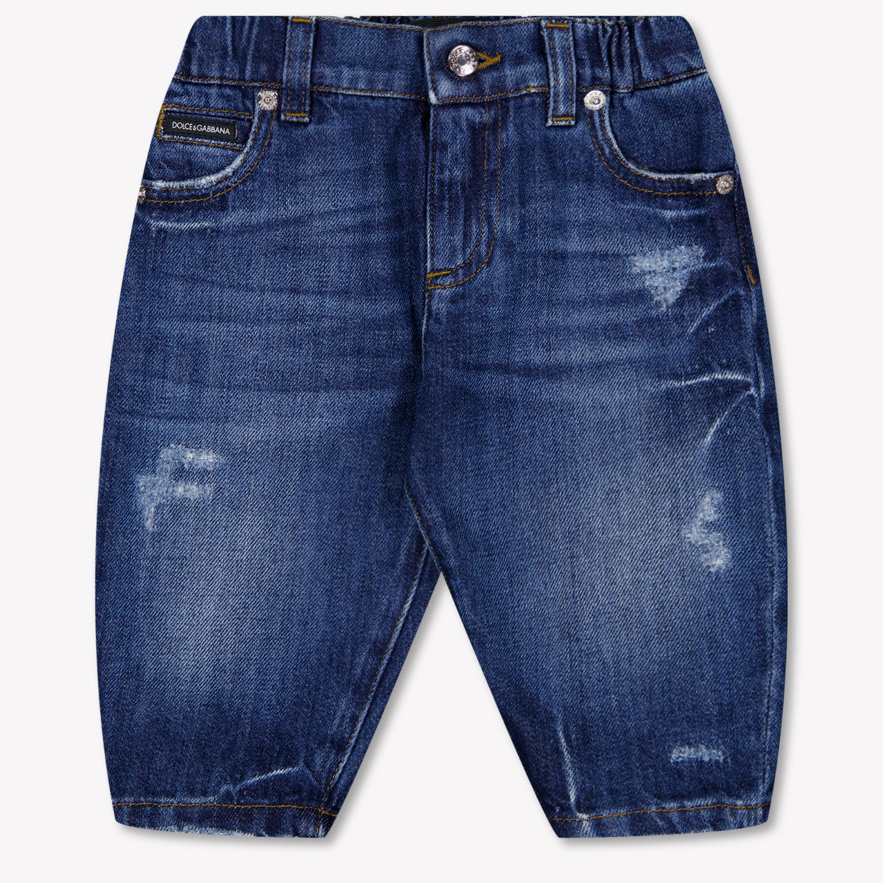 Dolce & Gabbana Baby Jongens Jeans In Blauw