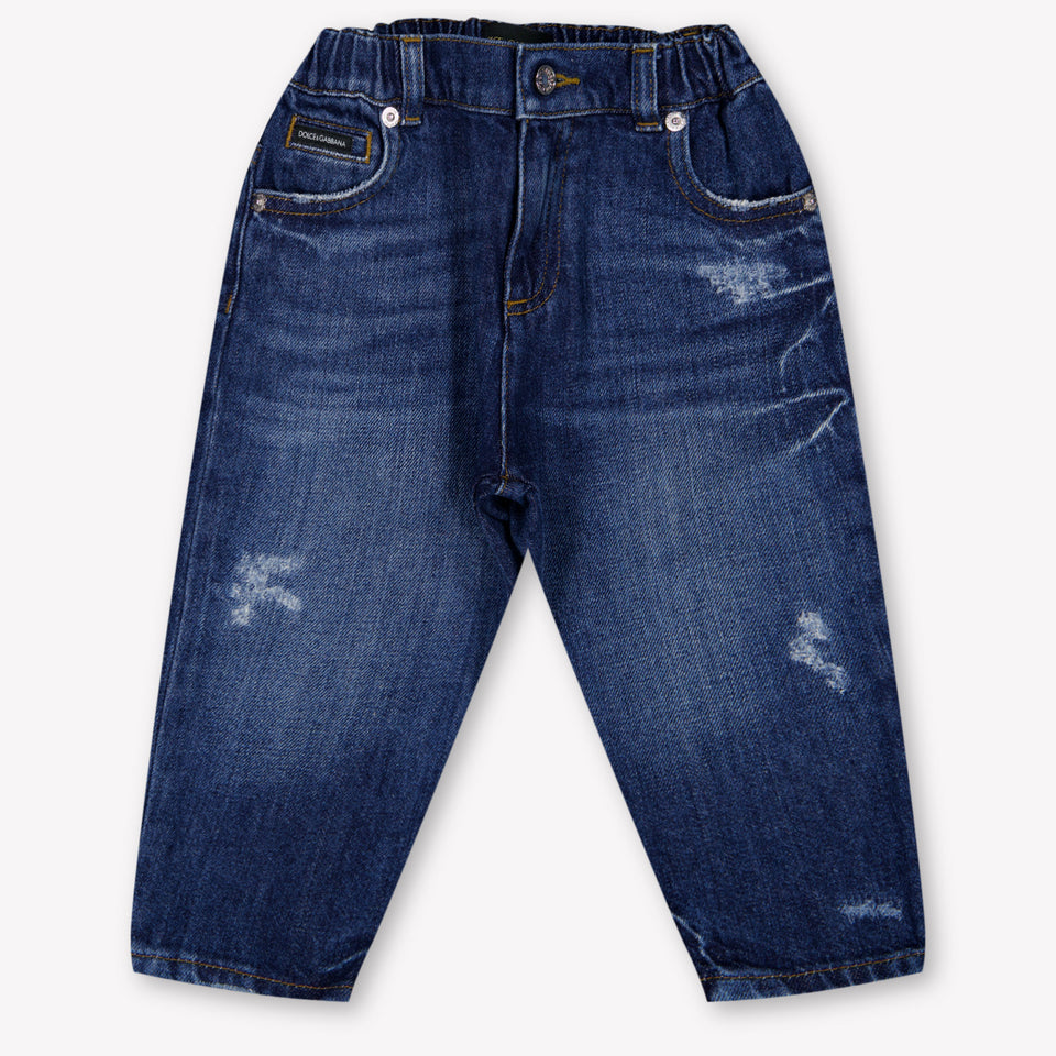 Dolce & Gabbana Baby Jongens Jeans In Blauw