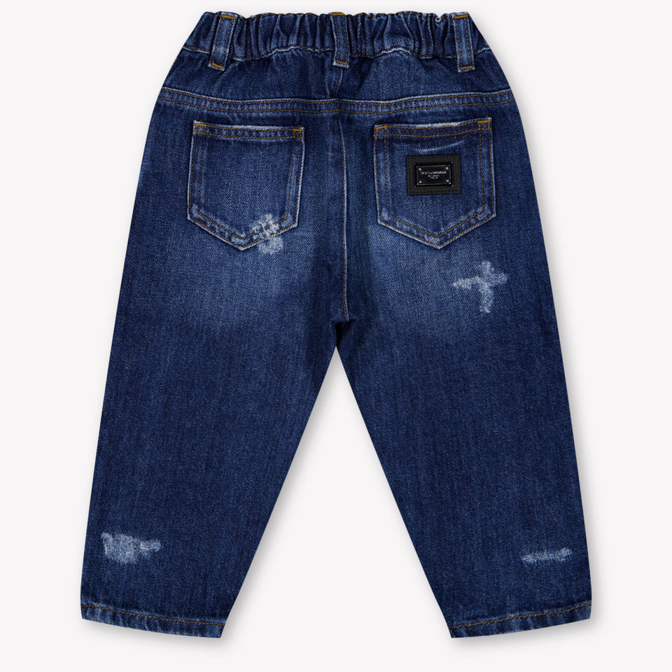 Dolce & Gabbana Baby Jongens Jeans In Blauw