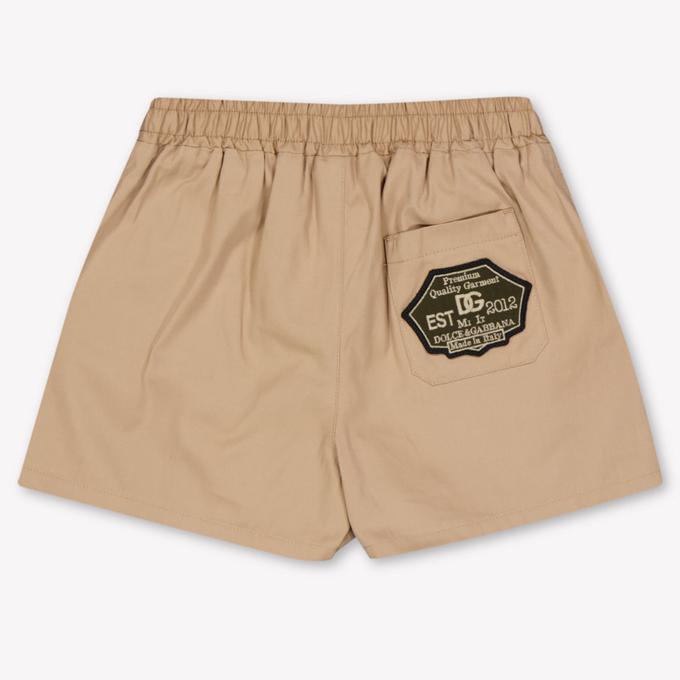 Dolce & Gabbana Baby Jongens Shorts In Beige
