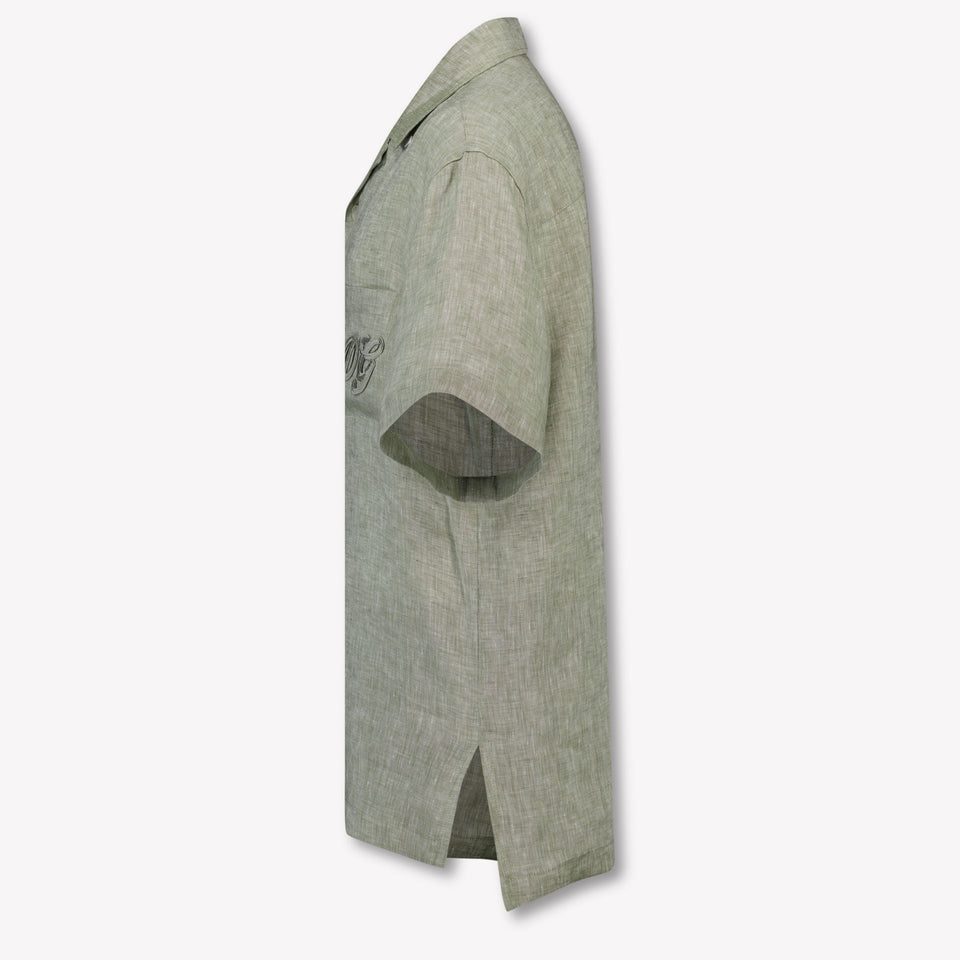 Dolce & Gabbana Kinder Jongens Blouse In Licht Groen