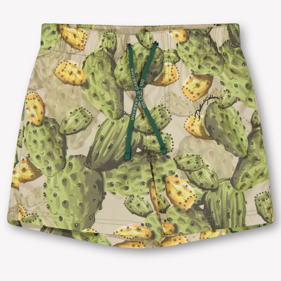 Dolce & Gabbana Baby Jongens Zwemkleding In Groen