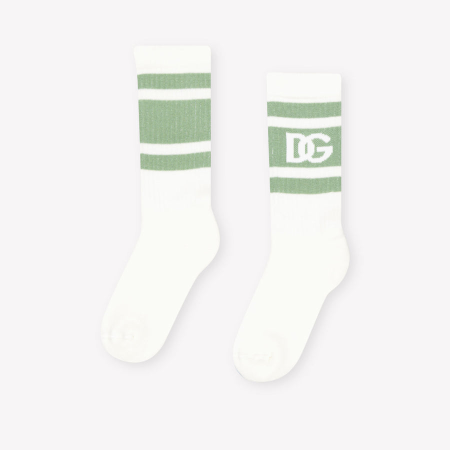 Dolce & Gabbana Girls Sock in Light Pink