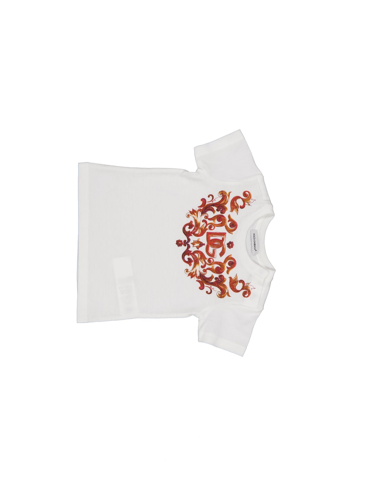 Dolce & Gabbana Baby Meisjes T-Shirt In Wit