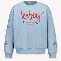 Iceberg Kinder Jongens Trui In Licht Blauw