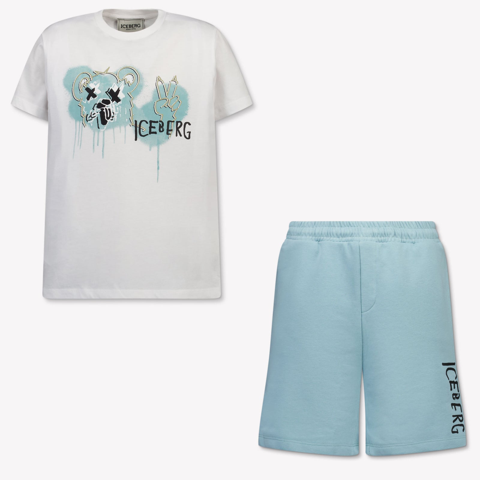 Iceberg Kinder Jongens Setje In Mint