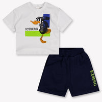 Iceberg Baby Jongens Setje In Wit