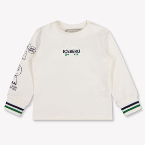 Iceberg Baby Jongens T-Shirt In Off White