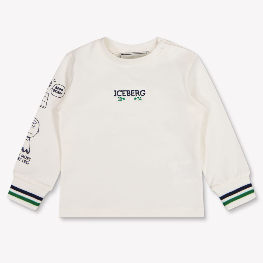 Iceberg Baby Jongens T-Shirt In Off White