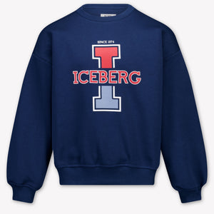 Iceberg Kinder Jongens Trui In Navy
