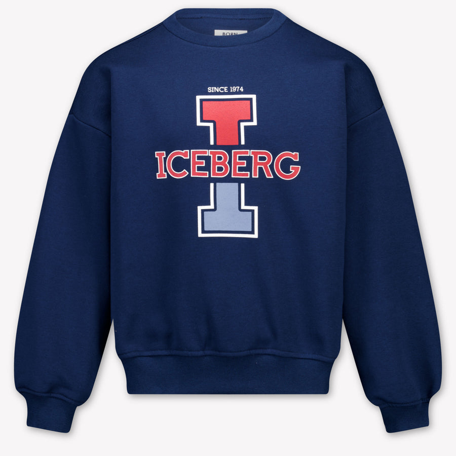 Iceberg Kinder Jongens Trui In Navy