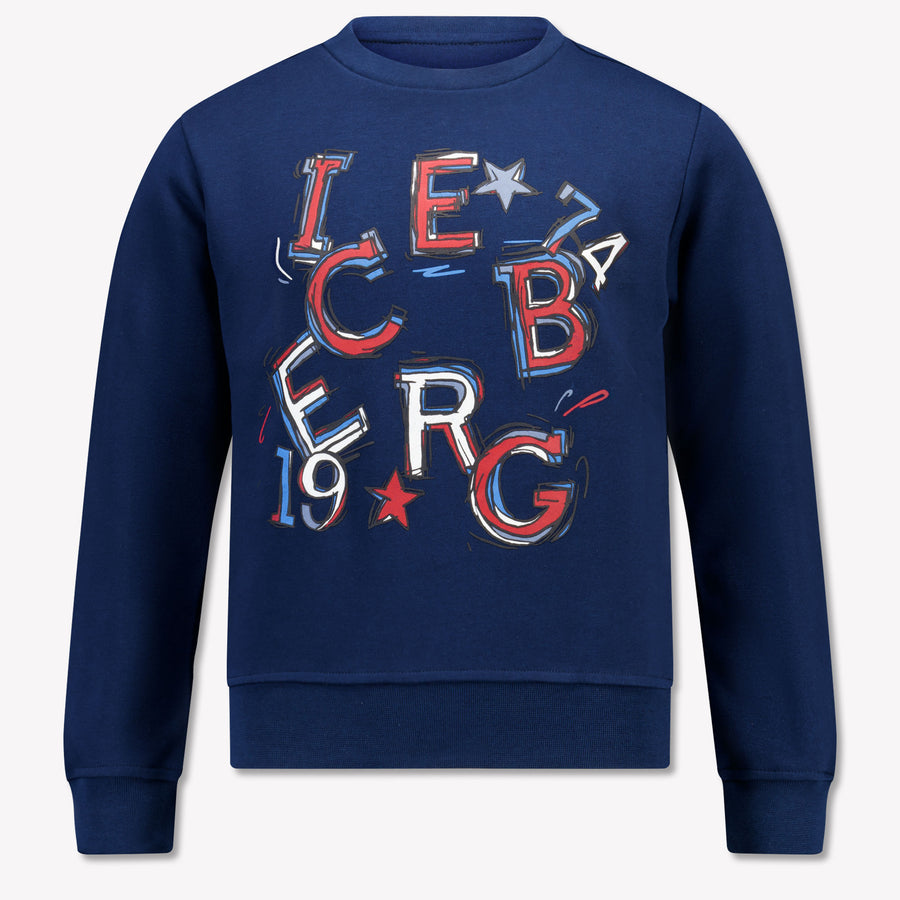 Iceberg Kinder Jongens Trui In Navy