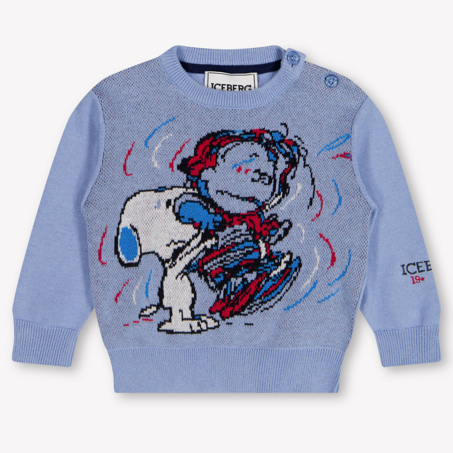 Iceberg Baby Jongens Trui In Licht Blauw