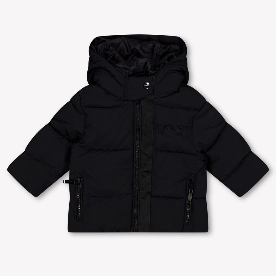 Iceberg Baby Jongens Winterjas In Zwart