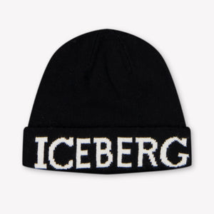 Iceberg Baby Jongens Muts In Zwart