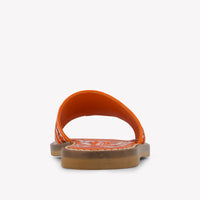 Dolce & Gabbana Kinder Meisjes Slippers In Oranje