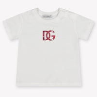 Dolce & Gabbana Baby Jongens T-Shirt In Wit