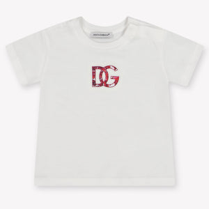 Dolce & Gabbana Baby Jongens T-Shirt In Wit