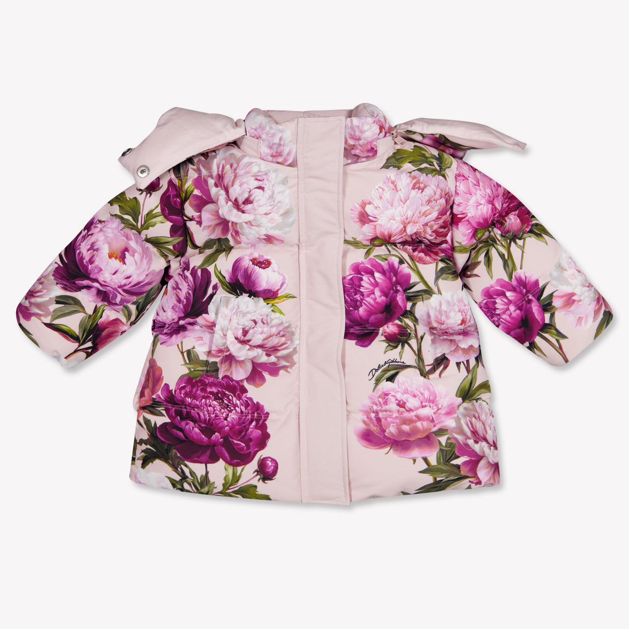 Dolce & Gabbana Baby Meisjes Winterjas In Roze