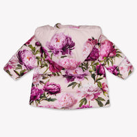 Dolce & Gabbana Baby Meisjes Winterjas In Roze