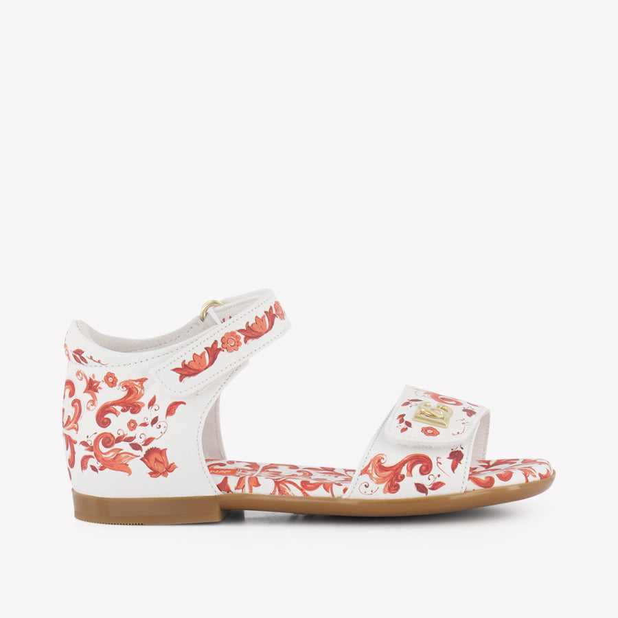 Dolce & Gabbana Kinder Meisjes Sandalen In Oranje