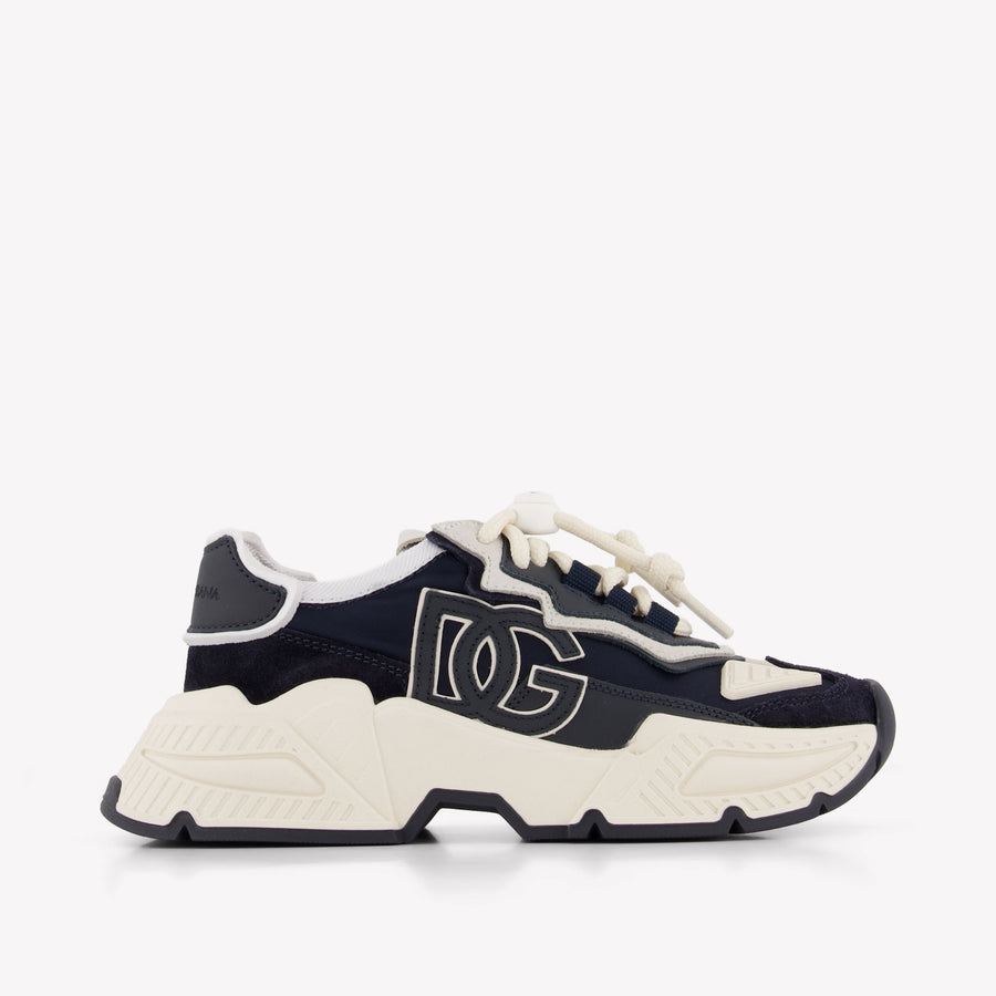 Dolce & Gabbana Kinder Unisex Sneakers In Navy