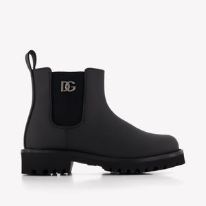 Dolce & Gabbana Unisex Laarzen In Zwart