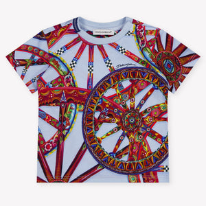 Dolce & Gabbana Baby Jongens T-Shirt In Licht Blauw