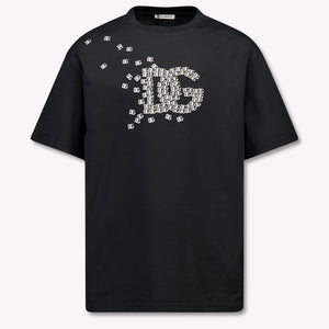 Dolce & Gabbana Kinder Jongens T-Shirt In Zwart
