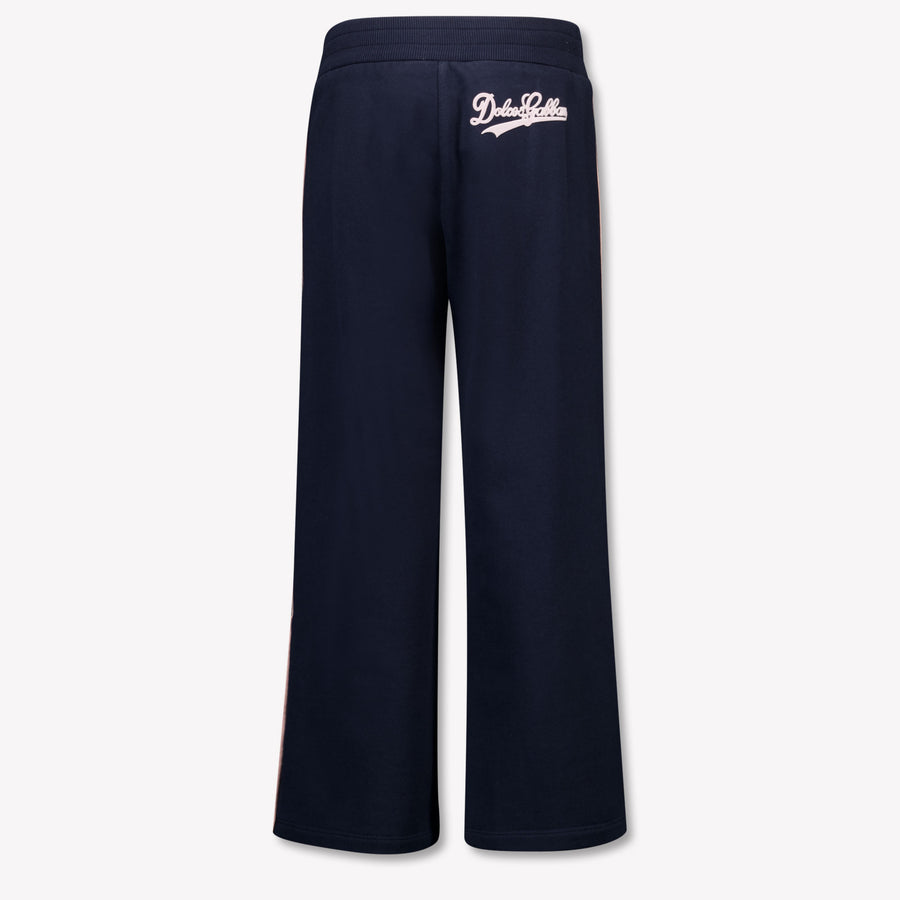 Dolce & Gabbana Kinder Meisjes Broek In Navy