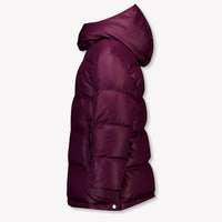 Dolce & Gabbana Kinder Meisjes Winterjas In Bordeaux