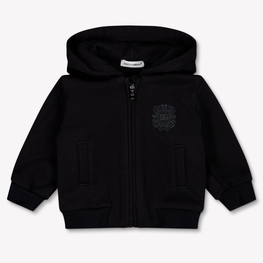 Dolce & Gabbana Baby Boys Cardigan In Black