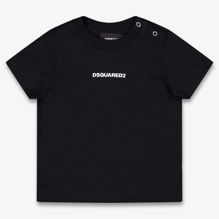 Dsquared2 Baby Jongens T-Shirt In Zwart