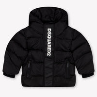 Dsquared2 Baby Jongens Winterjas In Zwart