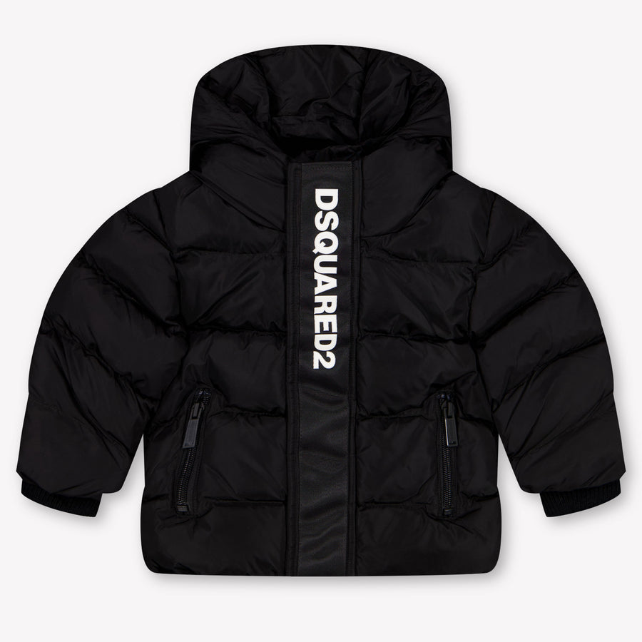 Dsquared2 Baby Jongens Winterjas In Zwart